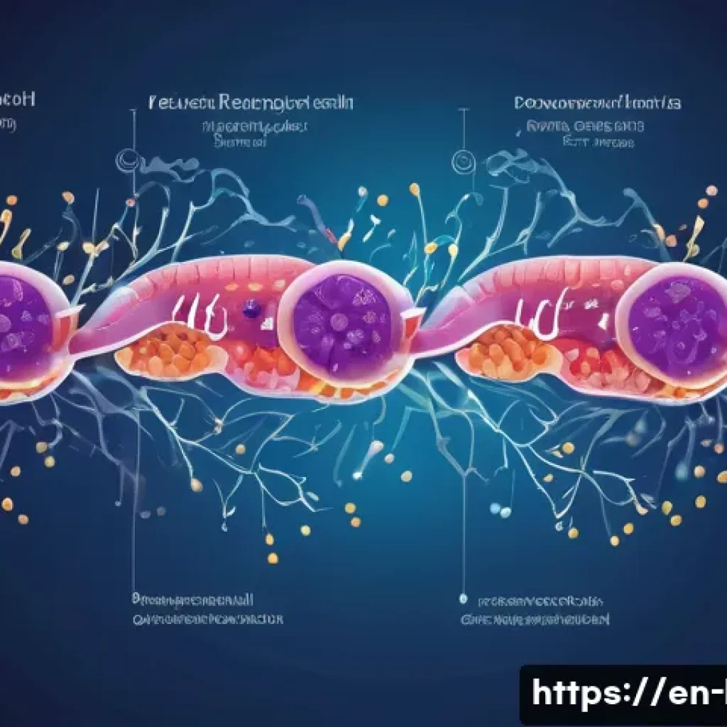 장내 미생물과 대사 질환 - A highly detailed scientific illustration of the human gut microbiome interacting with body metaboli...